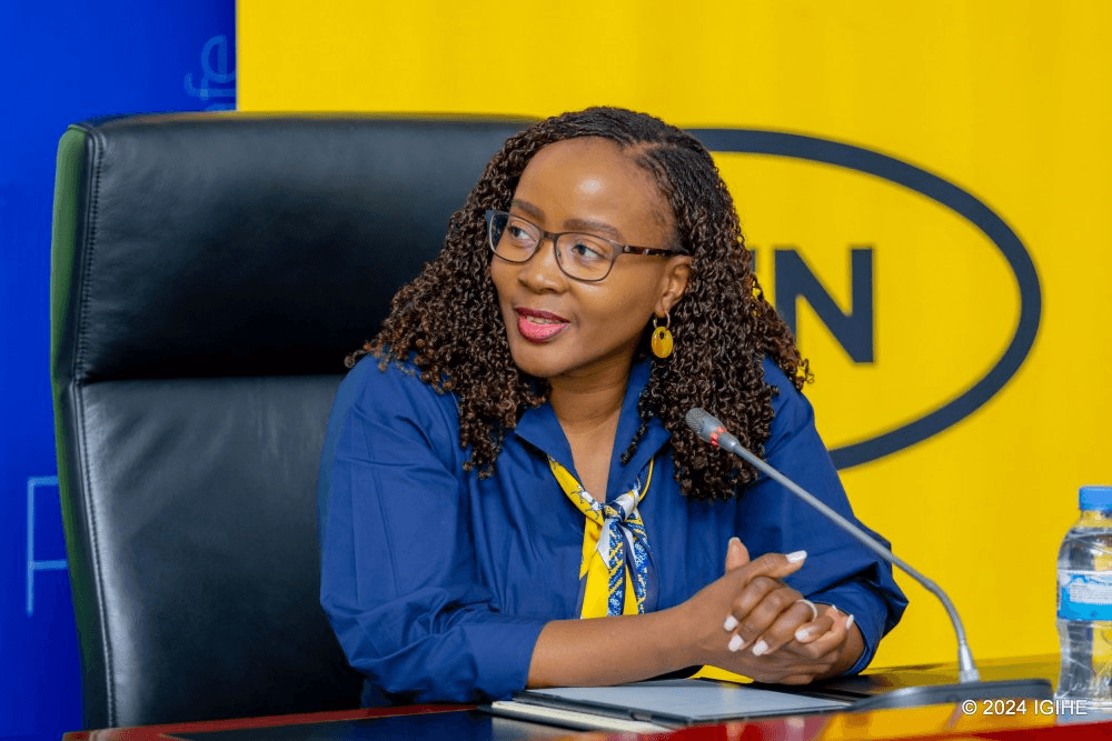 Umuyobozi Mukuru wa MTN Rwanda, Mapula Bodibe, yari yitabiriye iki gikorwa