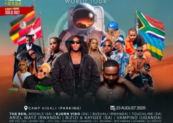 Touchline yageze i Kigali, avuga uko yamenye The Ben uyu muhanzi ari mu bazaririmba muri ‘music in Space World Tour