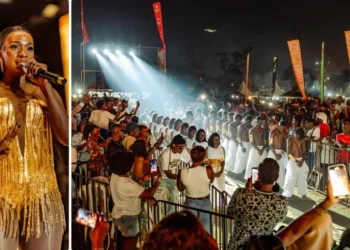 Cindy Sanyu Yatunguye abafana mu gitaramo cyabereye i Lugogo