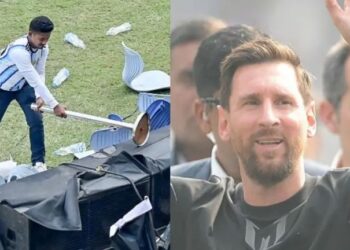 Umunezero wo kwakira Lionel Messi mu Buhindi wahindutse imvururu