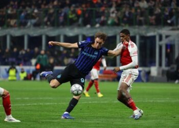 Arsenal ikomeje kwerekana ubukana i Burayi, itsinda Inter Milan ikatisha itike ya 1/8 cya Champions League