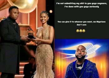 Davido yatangaje ko ashobora kurekera kongera guhatana mu bihembo bya grammy